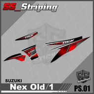 Nex 1/Old Variation Striping List Sticker - Nex 1/Old Striping. PS.001