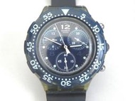 [專業模型] 三眼錶 [Swatch-22-526] Swatch  時尚錶 透明錶殼 三眼表 軍錶