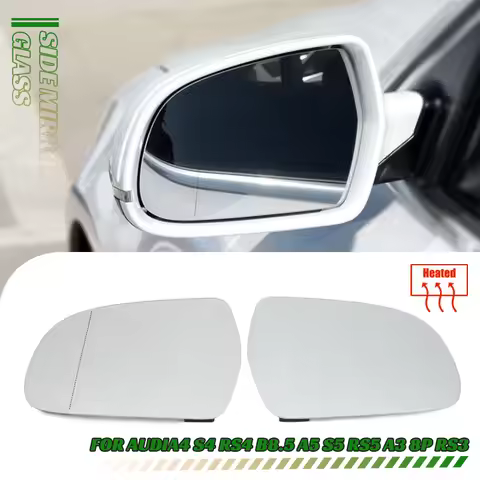 Rearview Mirror Glass Door Wing Mirror Heated Side Mirror Glass for Audi A4 S4 RS4 B8.5 2011-16 A5 S