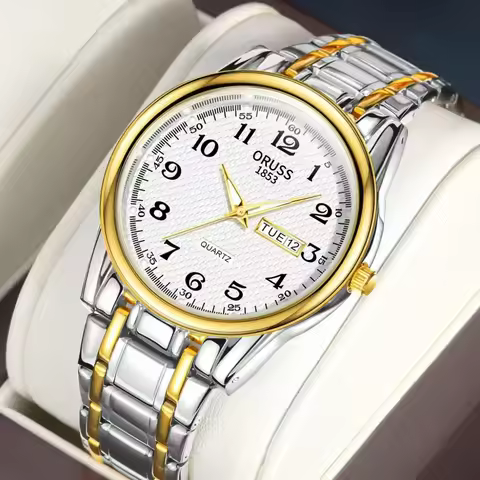 ORUSS Original High-end Luxury Men's Watch Luminous Watch for Man Watch Fashion Wristwatches Stainle