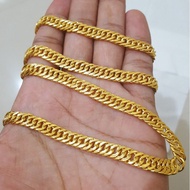 Gold Plated Centipede Chain Necklace