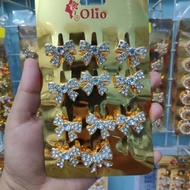 Mini Butterfly Ribbon Brooch Simple Mini Ribbon Chin Brooch