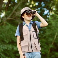 [Fenteer] Kids Explorer Kits Children Toys Explorer Kits Vest Hat Role Play Backyard Costume Kids Ou