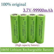 Original 18650 Battery 99900mah 3.7 V 18650 Lithium Rechargeable Battery For Flashlight Batteries To
