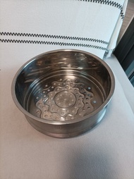 SUS304 靚料 深 不銹鋼蒸架 蒸籠 deep stainless steel strainer