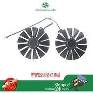 ۞FDC10M12S9-C 12V 0.25AMP 95mm VGA Fan For ASUS STRIX RX470 RX570 RX580 GTX 1050Ti GTX 1070 Ti1KK9