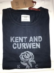 Kent and Curwen men cotton print logo T-shirt