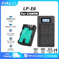 PALO⚡LP-E6 LPE6 LP E6 Batteries For Canon 5D Mark II III 7D 60D EOS 6D , for canon accessories