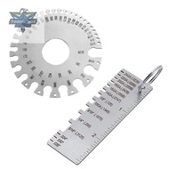 [frederic_godwin]2 Pack Steel Welding Gauge Welding Gauge Inspection Tool Wire Sizes Thickness Gauge