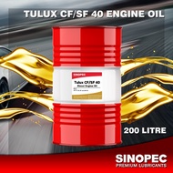 SINOPEC AUTHORISED SELLER- Sinopec SAE 40 Wt. Diesel Engine Oil 200L