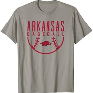 T-Shirt Besbol Universiti Arkansas Pasukan Reserbacks