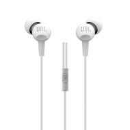 JBL C100SI 3.5mm Wired Bass Stereo Earphones With Mic For Universal Mobile Phone
