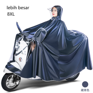 Lebih Besar Dan Kental 1.9m Bisa Memakai Jas Hujan Motor / Raincoat Poncho / Jas Hujan Motor Keren F