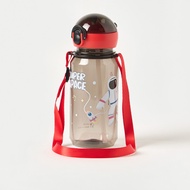 Babyshop Juniors Tritan Space Print No Spill Straw Water Bottle - 400 Ml