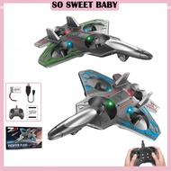 Remote Control Airplane Foam RC Plane Gravity Sensor Glider Fighter Plane Kapal Terbang Mainan Budak