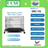DR. CAGE DRC-112  2 Door Pet Cages Wrought Iron with Powder Coating / Dog Cage / Sangkar Anjing