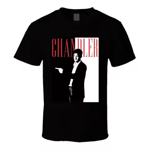 Chandler Bing Friends Scarface Parody T Shirt