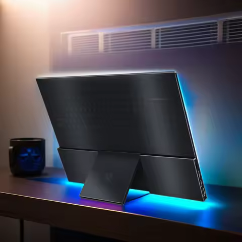 15.6 / 13 Inch 4K OLED Touch Screen Portable Monitor 550Nit USB-C HDMI-Compatible External Gaming Mo