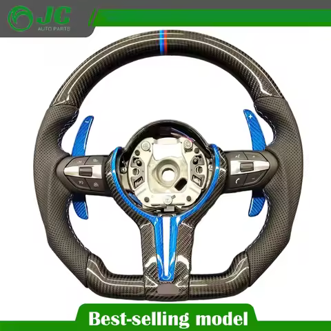 Carbon Fiber Steering Wheel for BMW M2 M3 M4 M5 F10 F20 F22 F30 F32 F36 F40 F90 E90 E70 | Custom Spo