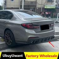 On sale For BMW 5 Series M5 F90 G30 G38 540i Carbon Rear Bumper Diffuser Lip Spoiler Car Body Kit Ac