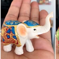 泰国小象雕像 1pcs 四面佛大象 供品/泰國大象 (许愿/还原)吉祥象 还愿象 风水象 招财象 神龛象 装饰象 Thailand Elephant யானை