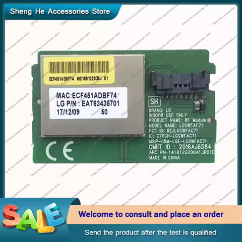 EAT63435701 EAT63435703 For LG wifi module LGSWFAC71 43UN6200PUA 49LK5900PLA 43LJ550M 55LJ5500-SA 49
