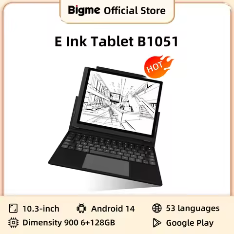 Bigme B1051 10.3'' Ebook Reader Android 14 Electronic Book Tablet Ereader, Demensity 900, 6+128GB E-