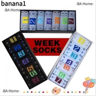BA 7pairs Week Socks Casual Lot Sports Crew