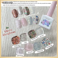 ✨ ADHERE Nail Glue Non-toxic Durable Easy To Use Edelweiss Christmas Holiday Manicure DIY Glitter Se
