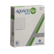 Aquacel Ag+ Extra 5 x 5 cm - 10s - Extra Hydrofiber Dressing