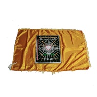 bendera PSHT 2 sisi  besar 140x100 bendera PSHT bendera PSHT bolak balik warna kuning /bendera PSHT 