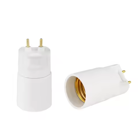 2pcs G12 To E26/E27 Light Socket Adapter 2Pin PAR30 CDM-T HCI-T Metal Halide LED Halogen Lamp Base H