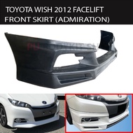 TOYOTA WISH 2012 FACELIFT FRONT SKIRT (ADMIRATION) POLYURETHANE SKIRT LIP BODYKIT