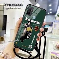 Softcase Glass / Glass Case OPPO A53 A33 TERBARU [MH371] OPPO Case Kaca - Case Terlaris - CaseLucu -