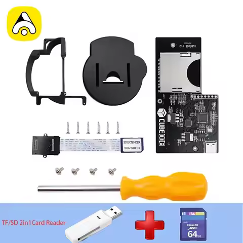 CUBEODE V1.2 Optical Drive Emulator For Nintendo GameCube Swiss SD2SP2 Reader For NGC GClaoder Mount