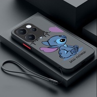 OPPO Reno15 Pro 5G 15F reno15F 5G Love Stitch Custom Name Cover Candy Color Silicone TPU Back Cover