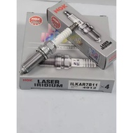 🎉Durable Version 🎉 ILKAR7B11 Perodua Bezza, Myvi 2018, Aruz, Axia NGK 4912 Laser Iridium Spark Plug
