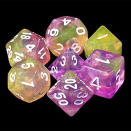 Dice DND RPG Nebula Dice Set For Dungeons & Dragons D&D RPG Role Playing Game Polyhedron Dice Set D2