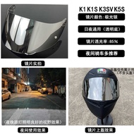 ʚΐɞ Shield AGV K3sv K1 K1s Motorcycle Helmets Full Face Helmet Windshield Visor Lens Cascos Pa