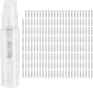 200 pcs/lot 2 ml transparent plastic spray bottle, small cosmetic packaging, atomiser perfume bottle