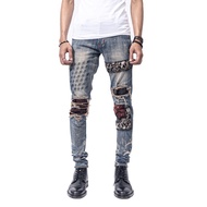 Denimitup - M1 tri fabric - Vintage rock star - Celana Jeans - Jeans Pria
