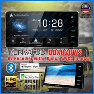 Kenwood DDX820WS 7" WVGA Display with Hi-Res Audio / Apple CarPlay / Android Auto / Mirroring / Car 