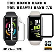 3D Curved PMMA Protective Film for Huawei Band 6/7/Honor Band 6 Soft Glass Screen Protector Film