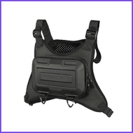 Vest Bag For Men Hard Shell Chest Pack For Men Running Vest For Men Phone Holder For Running Outdoor