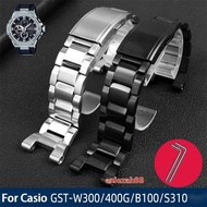 Casio G-Shock GST 300 GST-310 GST-400 GST-B100 Stainless Steel Watch Strap