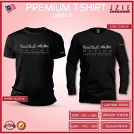 T-Shirt Cotton Redbull Racing F1 Shirt Lelaki Shirt perempuan Baju lelaki Baju perempuan lengan pendek lengan panjang