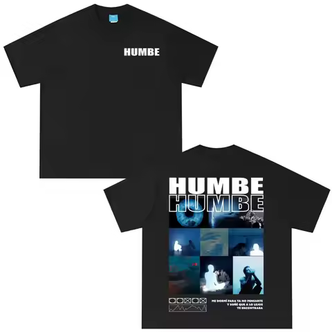 Rapper Humbe Dueno Del Cielo Album 2026 Tour T Shirt Men Women Fashion T-shirt Summer Cotton Loose A