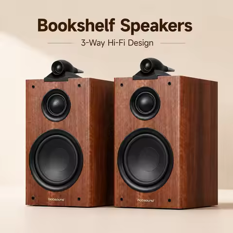 6.5 Inch Speaker Three-Way Passive Bookshelf Speaker 120W HiFi Fever Monitor Audio 6ohm Home theater