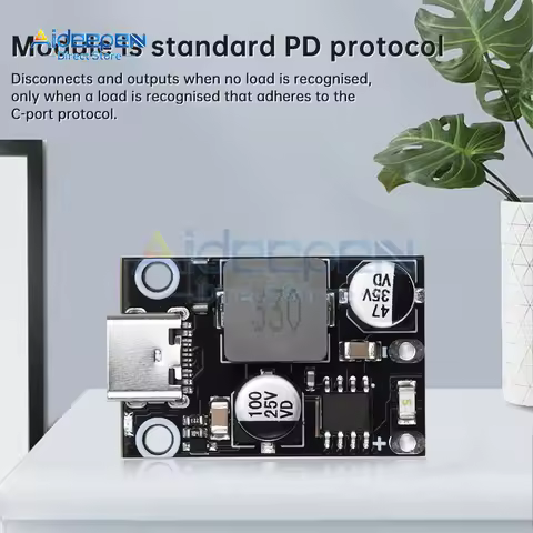 Type-C USB PD30W PD45W Fast Charging Adapter Module DC 8-30V Supports PD/QC3.0 SCP PPS Fast Charger 