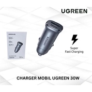 UGREEN Car Charger USB A+C Dual Port PD 30WATT 30W